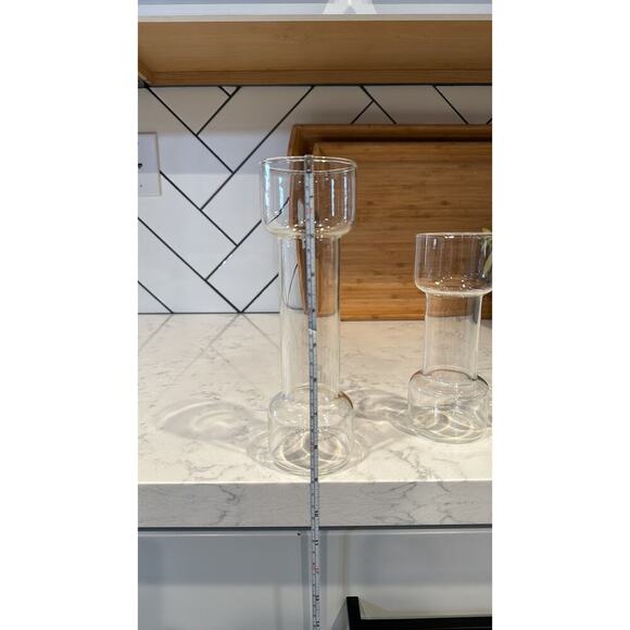 Vintage Pyrex The Un-Candle Floating Candle Set by Corning/Pyrex Candle Sticks - Picture 3 of 7